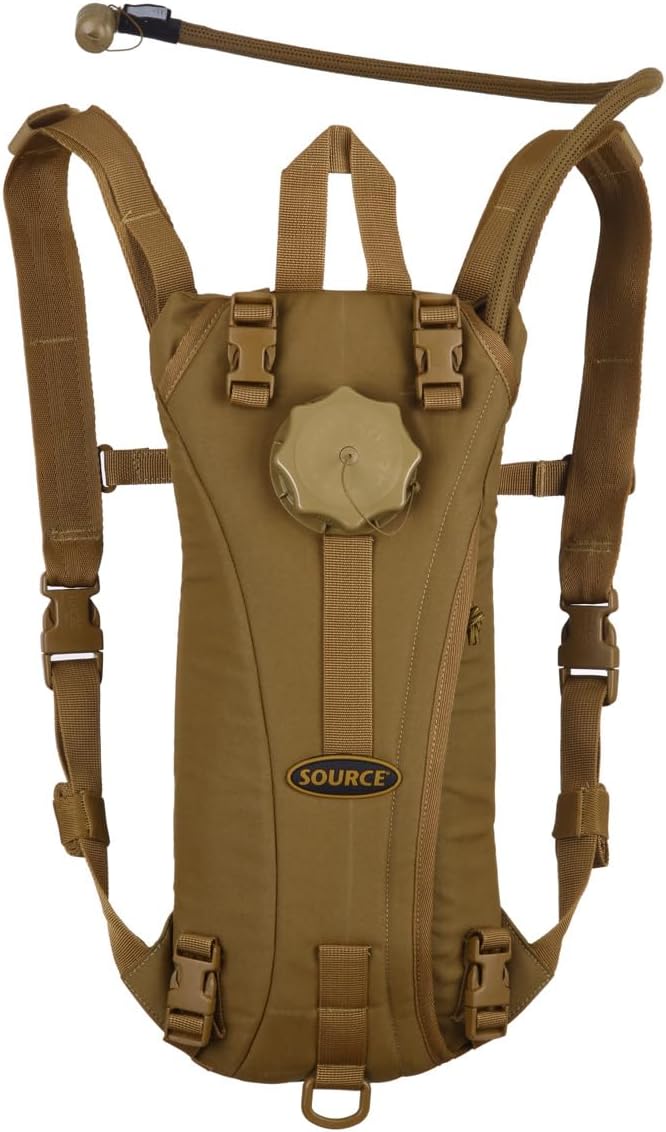 💧 Tactical Hydration Pack 🎒 Outdoor Water Bladder for Hiking & Adventure