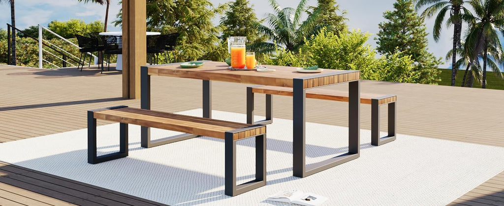 🌿 Outdoor Garden Bench 🪑 Weather-Resistant & Stylish Patio Seating