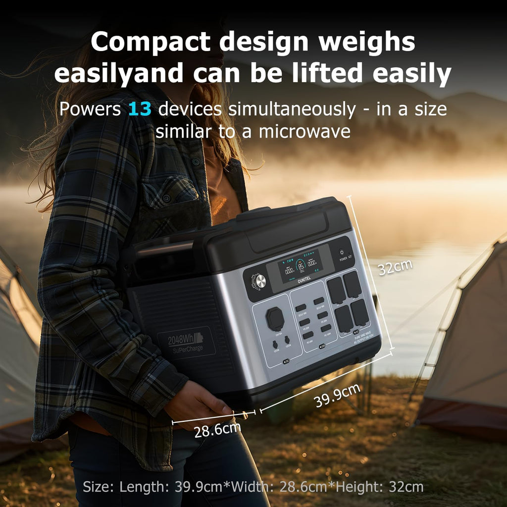 ⚡ Portable Outdoor Power Station 🔋 Emergency & Camping Ready