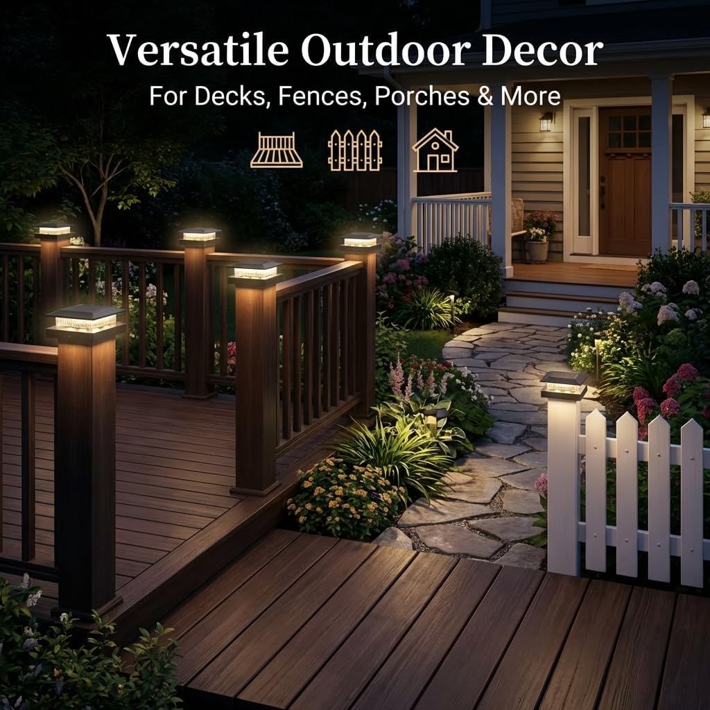 🌞 Solar Garden Lights 💡 Waterproof Outdoor Pathway & Patio Glow