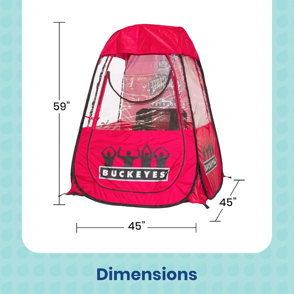🌧️ All-Weather Outdoor Shelter ⛺ Portable Waterproof Cover for 1 Person