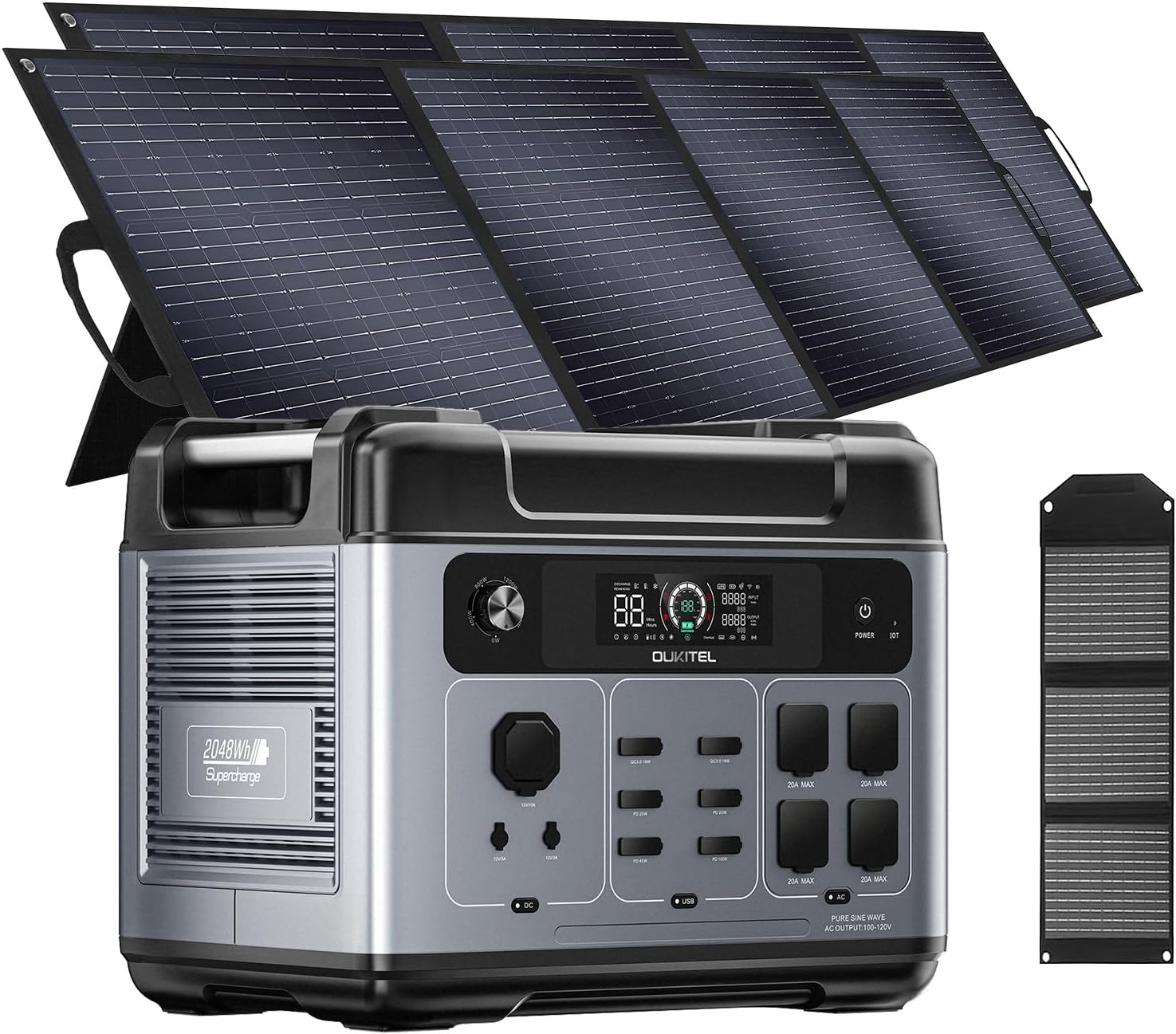 ⚡ Portable Outdoor Power Station 🔋 Emergency & Camping Ready
