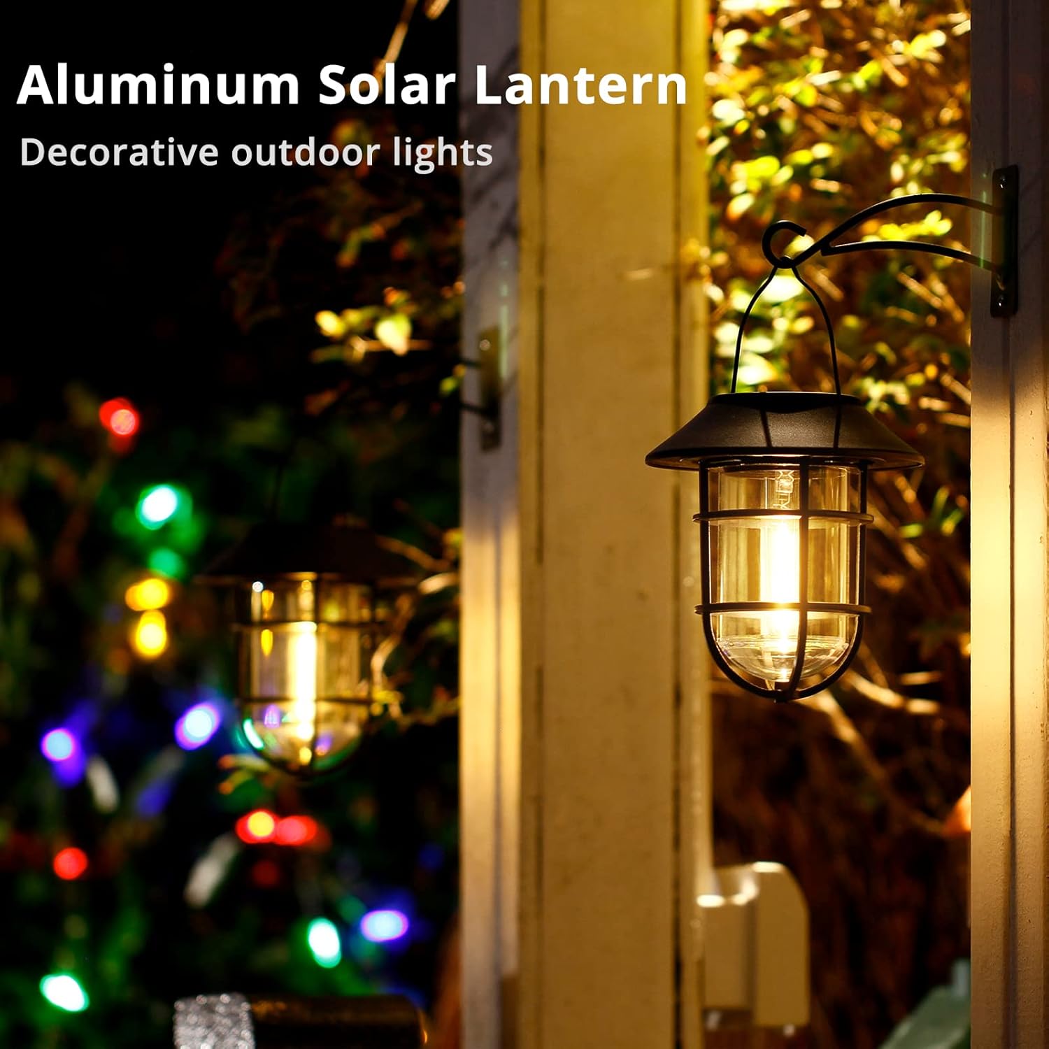 🏕️ Hanging Outdoor Lantern 💡 Waterproof LED Light for Camping & Backyard Fun