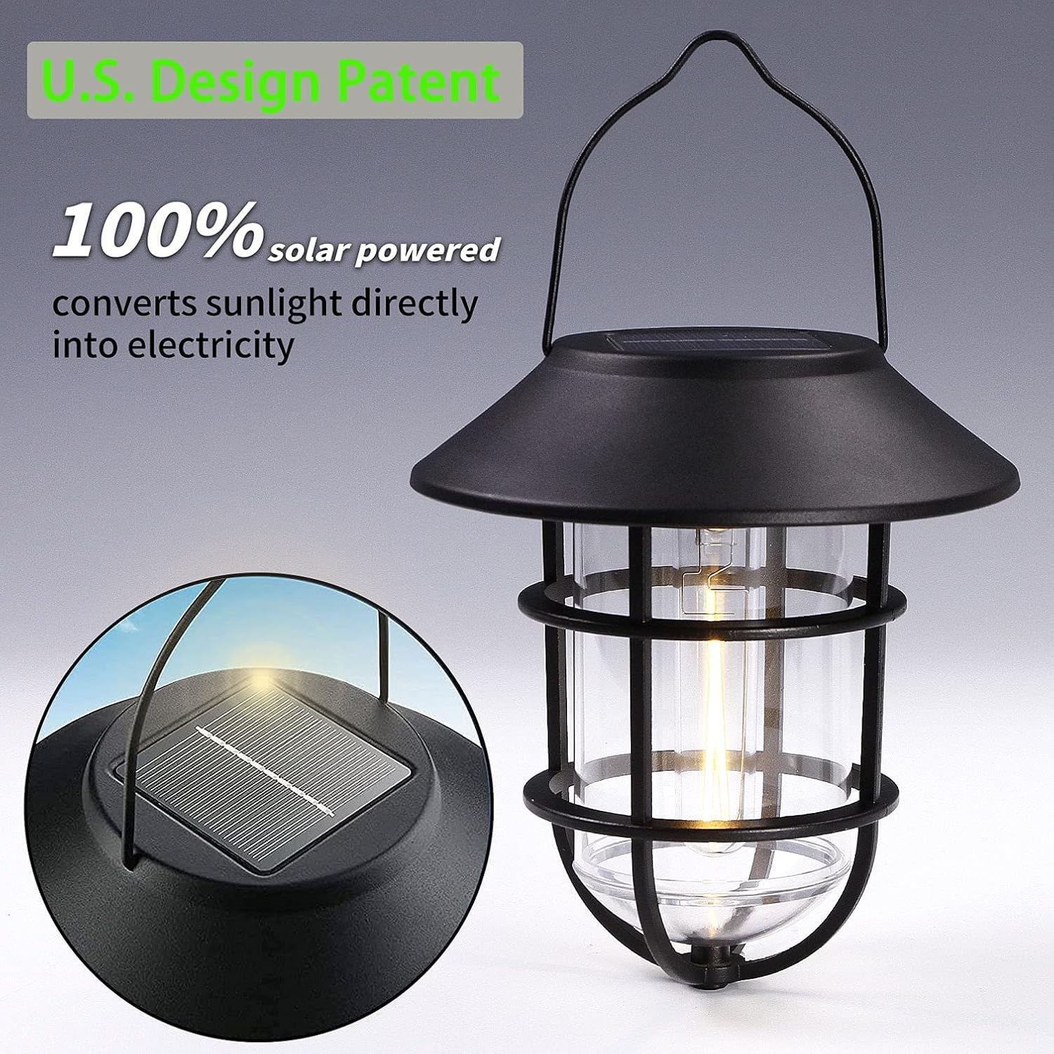 🏕️ Hanging Outdoor Lantern 💡 Waterproof LED Light for Camping & Backyard Fun