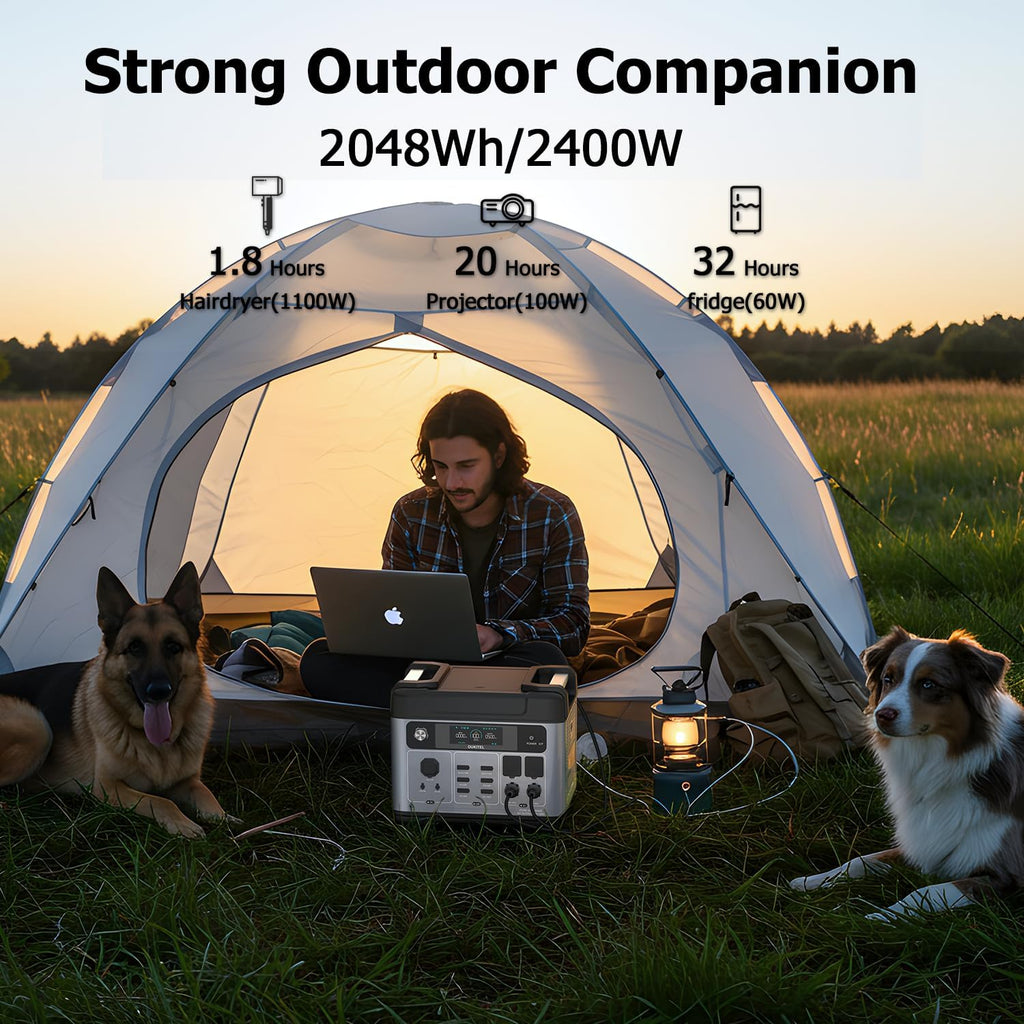 ⚡ Portable Outdoor Power Station 🔋 Emergency & Camping Ready