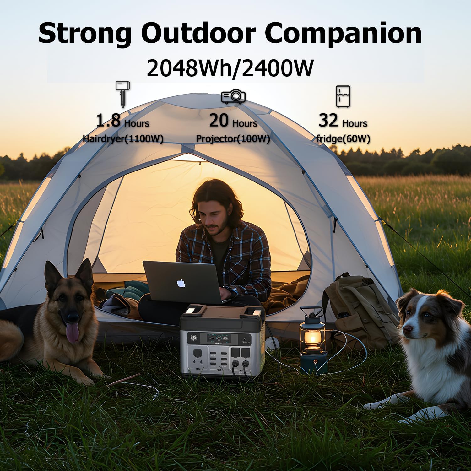 ⚡ Portable Outdoor Power Station 🔋 Emergency & Camping Ready