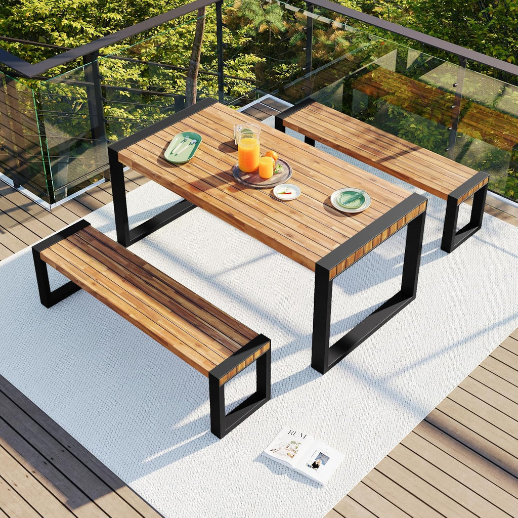 🌿 Outdoor Garden Bench 🪑 Weather-Resistant & Stylish Patio Seating