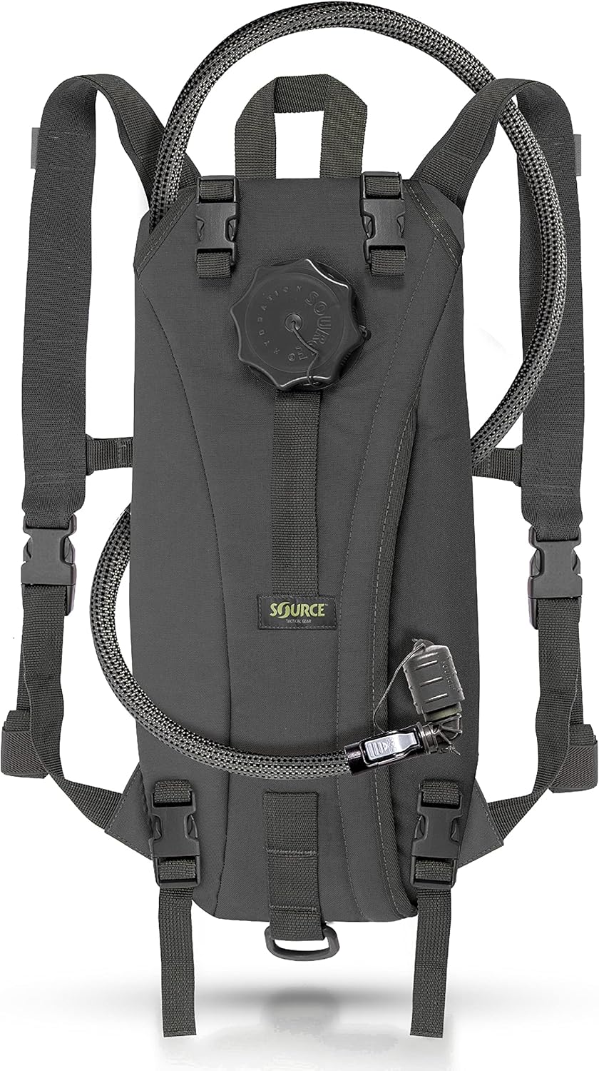 💧 Tactical Hydration Pack 🎒 Outdoor Water Bladder for Hiking & Adventure