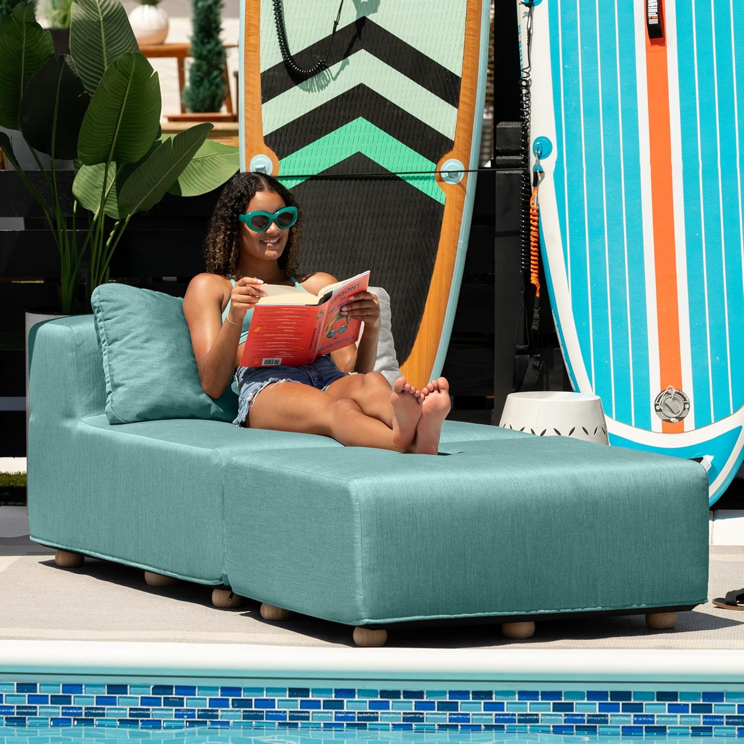 ☀️ Adjustable Outdoor Sun Lounger 🌴 Perfect for Patio, Pool & Garden Relaxation